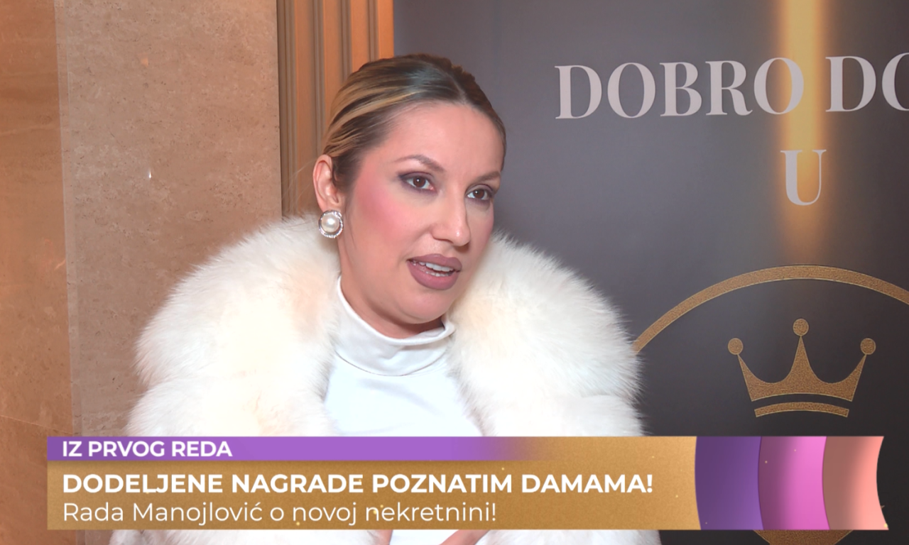 RADA MANOJLOVIĆ KUPILA STAN Otkrila sve o novoj nekretnini "Još se nisam uselila..." (VIDEO)