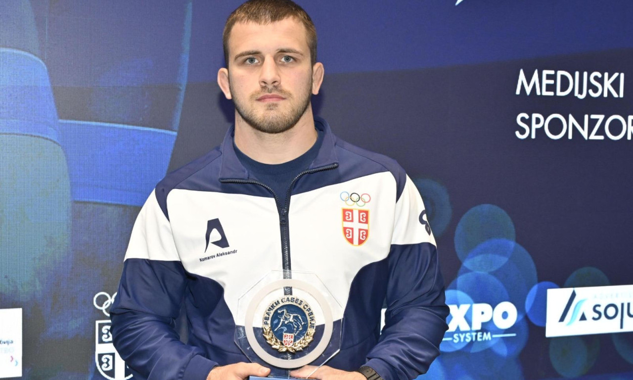 VELIKO PRIZNANJE! Aleksandar Komarov najbolji rvač Srbije u 2025. godini