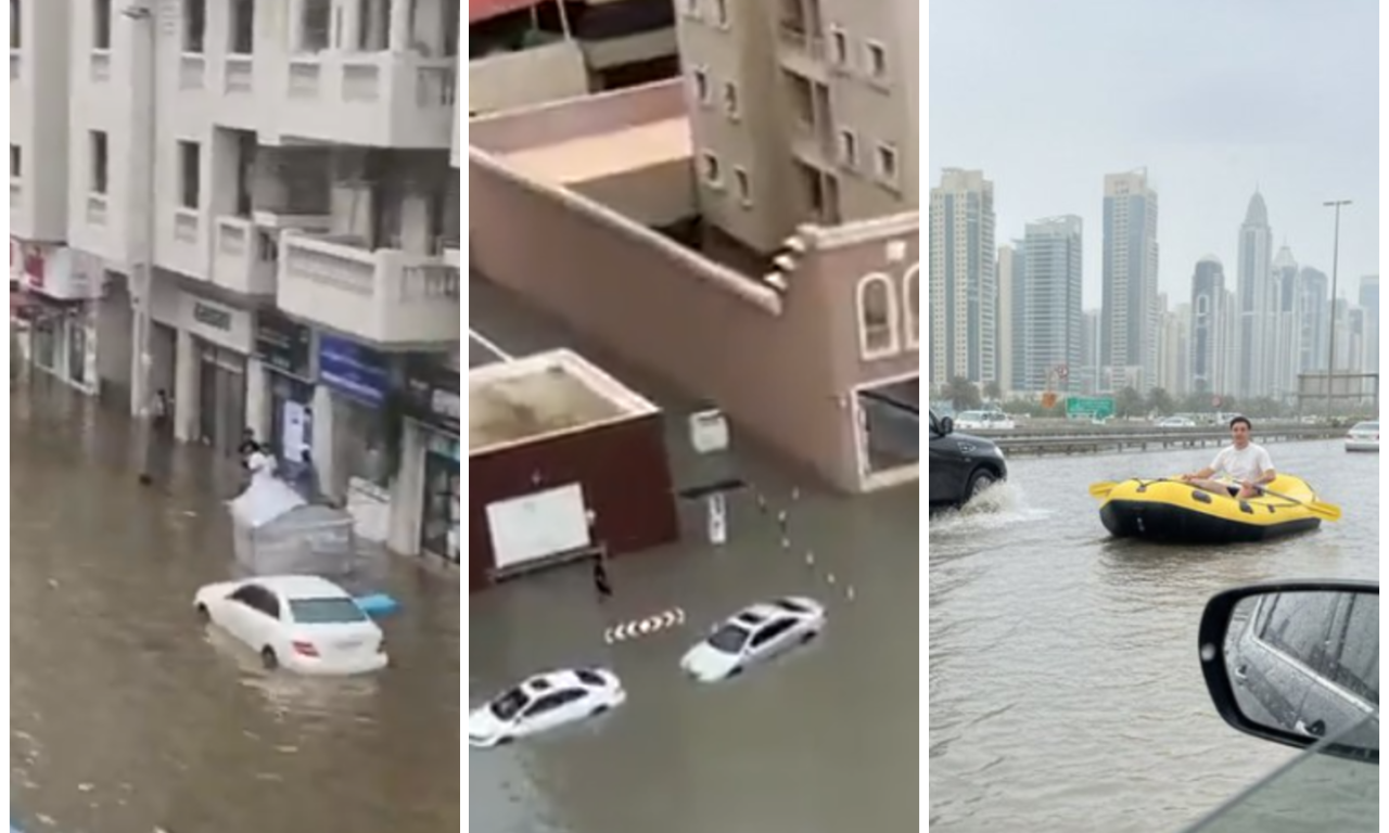 POTOP U DUBAIJU: Snažno nevreme paralisalo grad, ima mrtvih – najgore padavine u poslednjih 76 godina! (VIDEO)