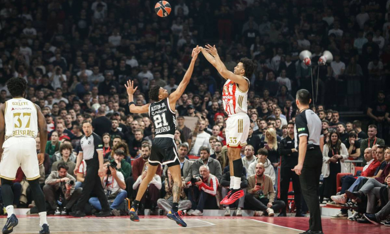 ZVEZDA PREŽIVELA DRAMU: Crveno-beli srušili Virtus u infarkt završnici i prekinuli crnu seriju!