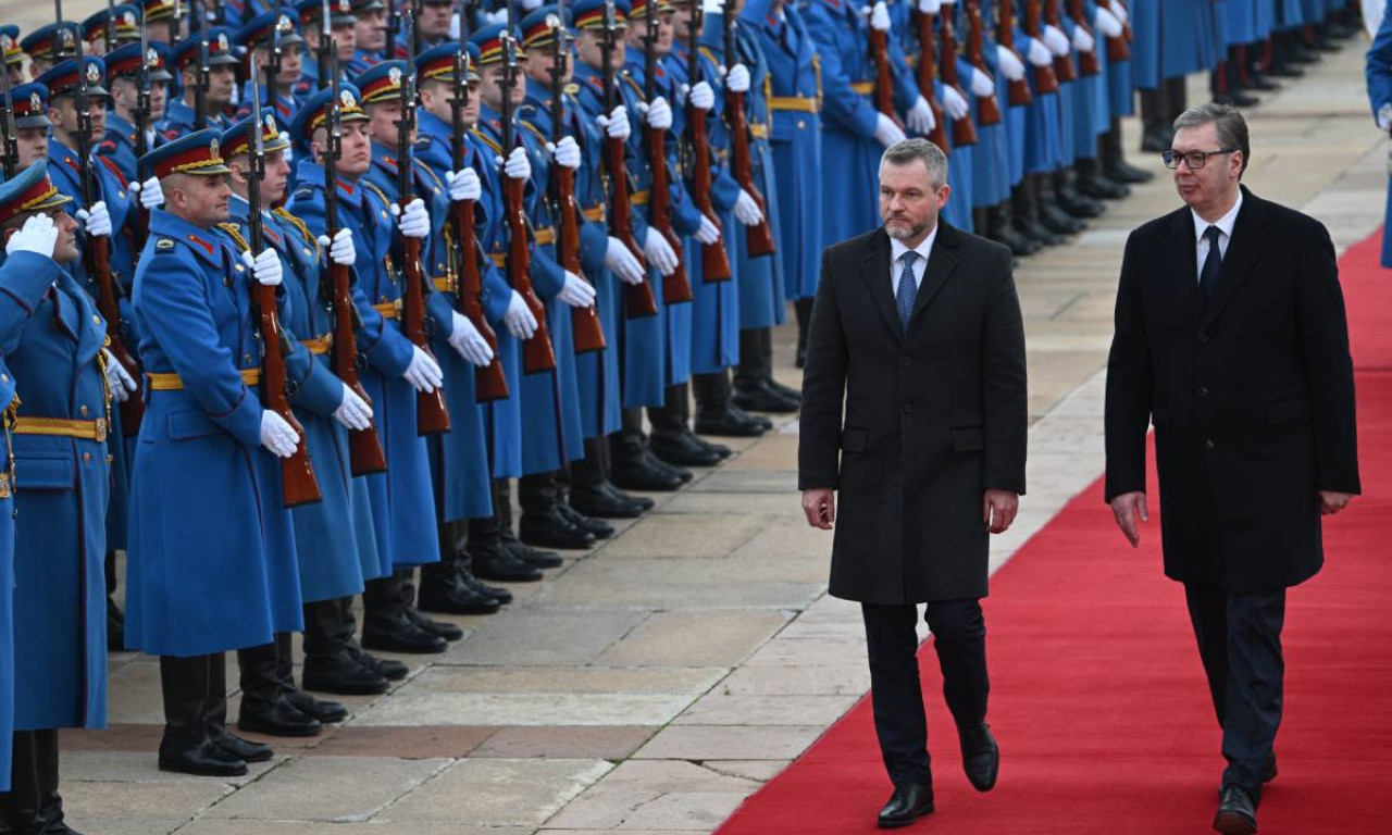 STIGAO PETER PELEGRINI: Vučić dočekao predsednika Slovačke, sledi tet-a-tet sastanak i važne poruke za medije!