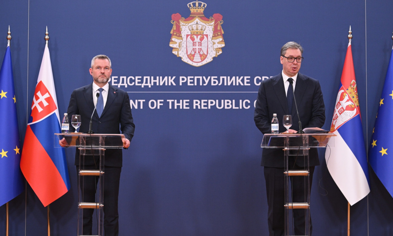 "NASTAVLJAMO SA ZNAČAJNIM INVESTICIJAMA" Vučić i Pelegrini posle sastanka, lider Slovačke podvukao: Srbija je za nas najbitniji partner u regionu