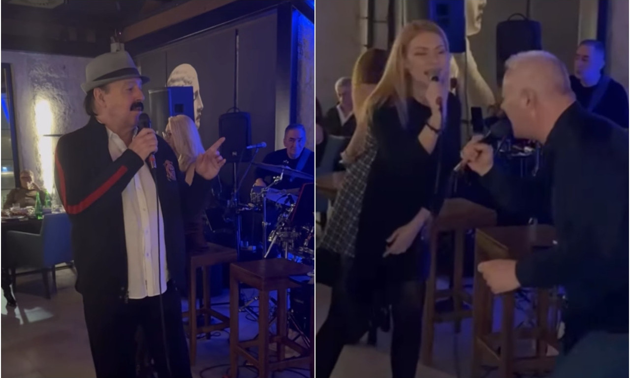 MLAĐAN DINKIĆ NAPRAVIO LOM U BEOGRADU! Haris mu pevao za rođendan, a onda se on latio mikrofona i zapalio... FOTO+VIDEO