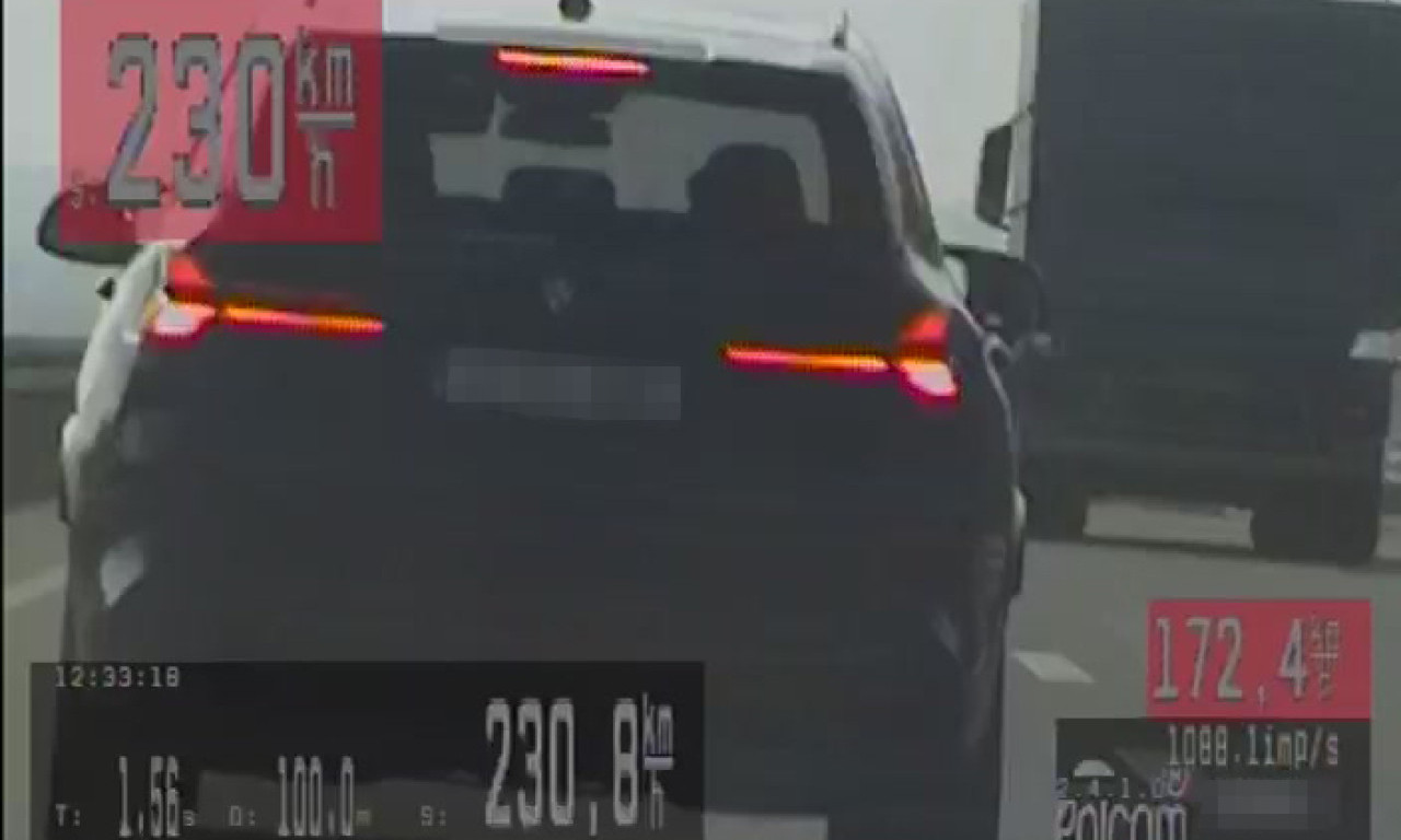 BUGARIN I NEMAC DIVLJALI PO SRPSKIM PUTEVIMA Obojica su vozila BMW, hitno reagovala policija (FOTO)