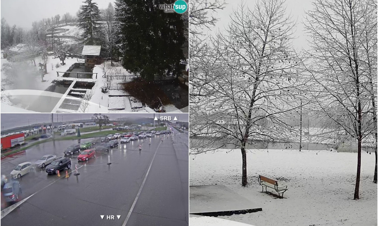 SNEG VEJE ŠIROM ZEMLJE, KREĆE OLUJA! Zastoj na auto-putu i granici ka Srbiji! Pogledajte šta je u Hrvatskoj (FOTO+VIDEO)