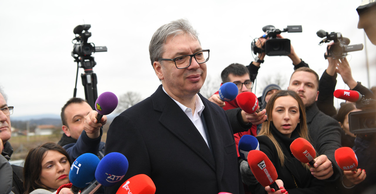 VUČIĆ NA OTVARANJU DEONICE MORAVSKOG KORIDORA Od Surdulice do Lučana dok si rekao keks (VIDEO)