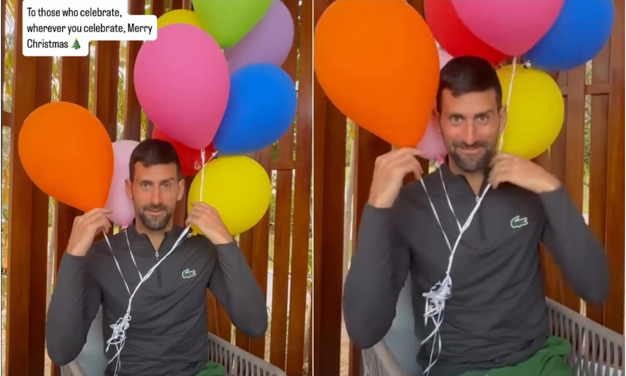 ĐOKOVIĆ OPET ODUŠEVIO PLANETU! Novak čestitao Božić na pet jezika - mreže gore (VIDEO)