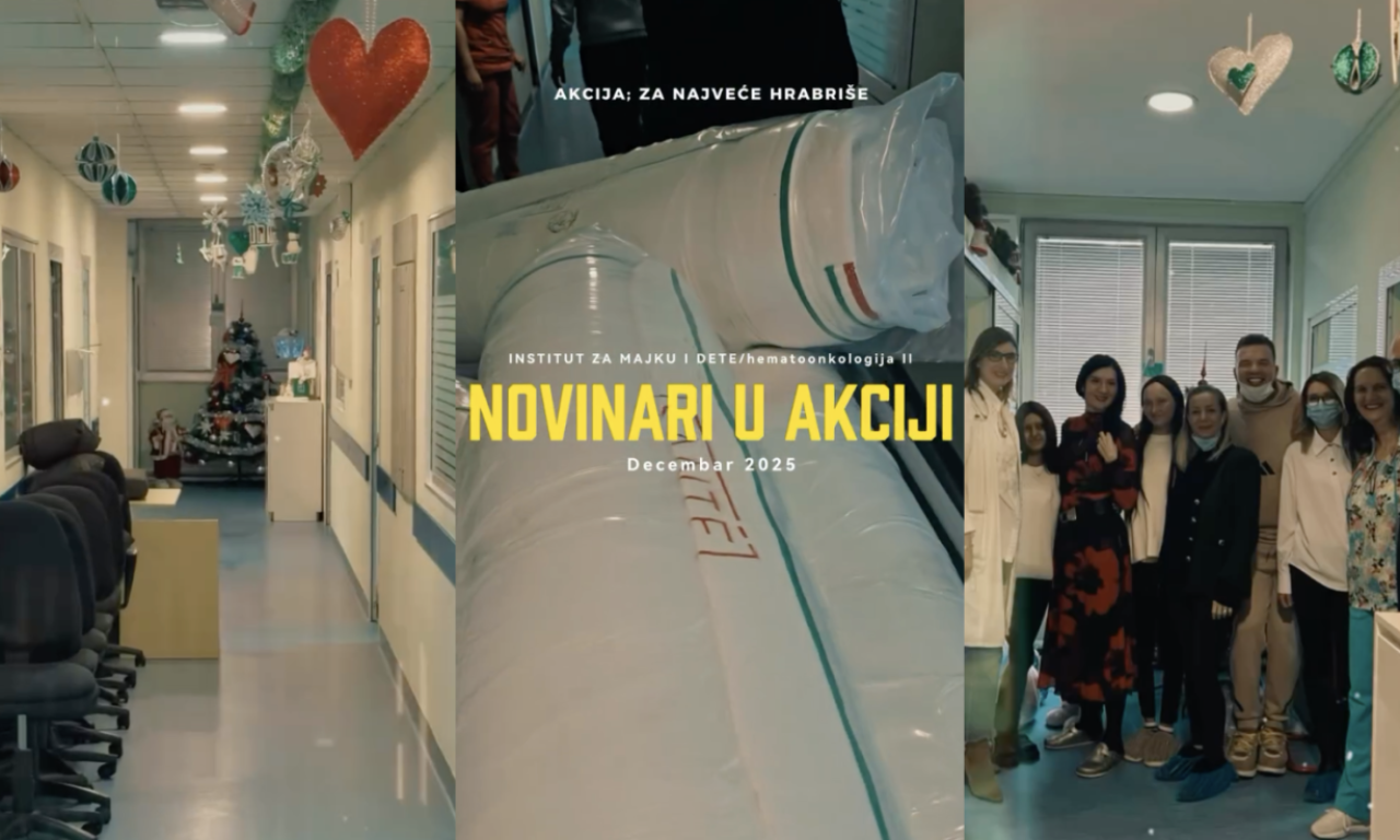 POGLEDAJTE KAKO JE OGNJEN NESTOROVIĆ POMOGAO DECI SA HEMATOONKOLOGIJE II Humanitarna akcija novinara za najveće hrabriše (VIDEO)