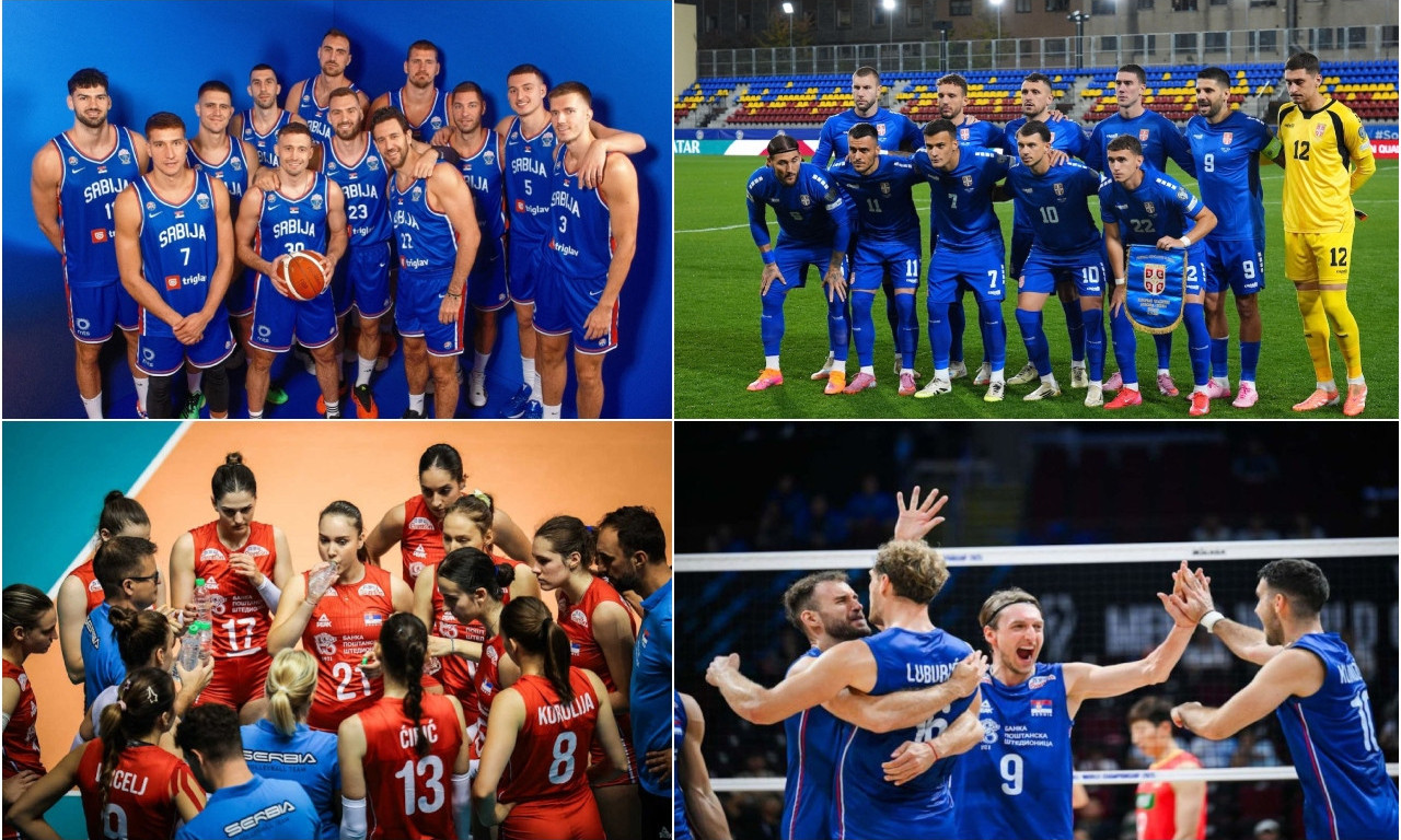 KAKO JE 2025. RAZBILA MIT O SRPSKOM SPORTU: Fudbaleri dotakli dno, košarkaši šokirali naciju, odbojka pala (FOTO)