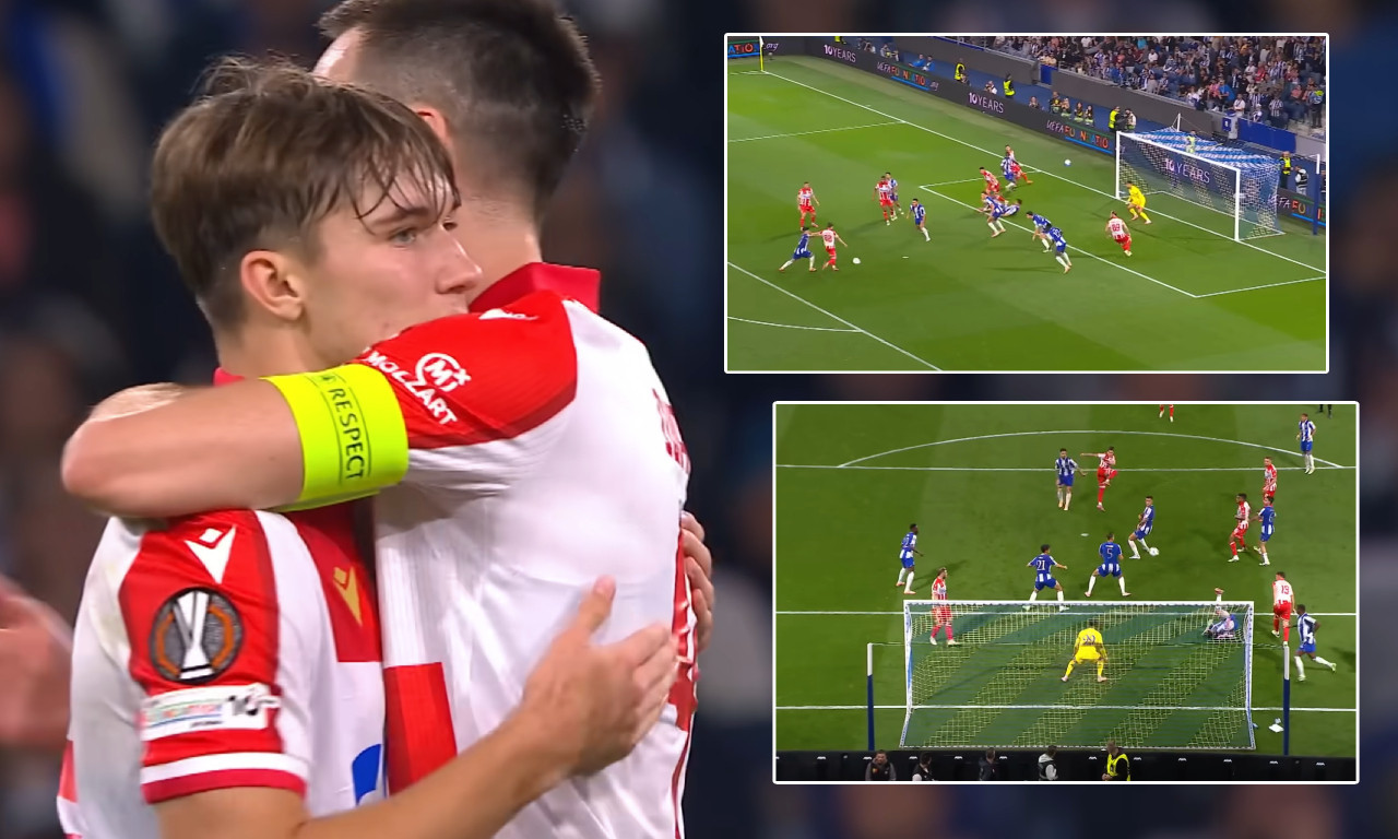 OVO JE NAJLEPŠI GOL CRVENE ZVEZDE U 2025. GODINI: Uživajte u magiji Vasilija Kostova (VIDEO)