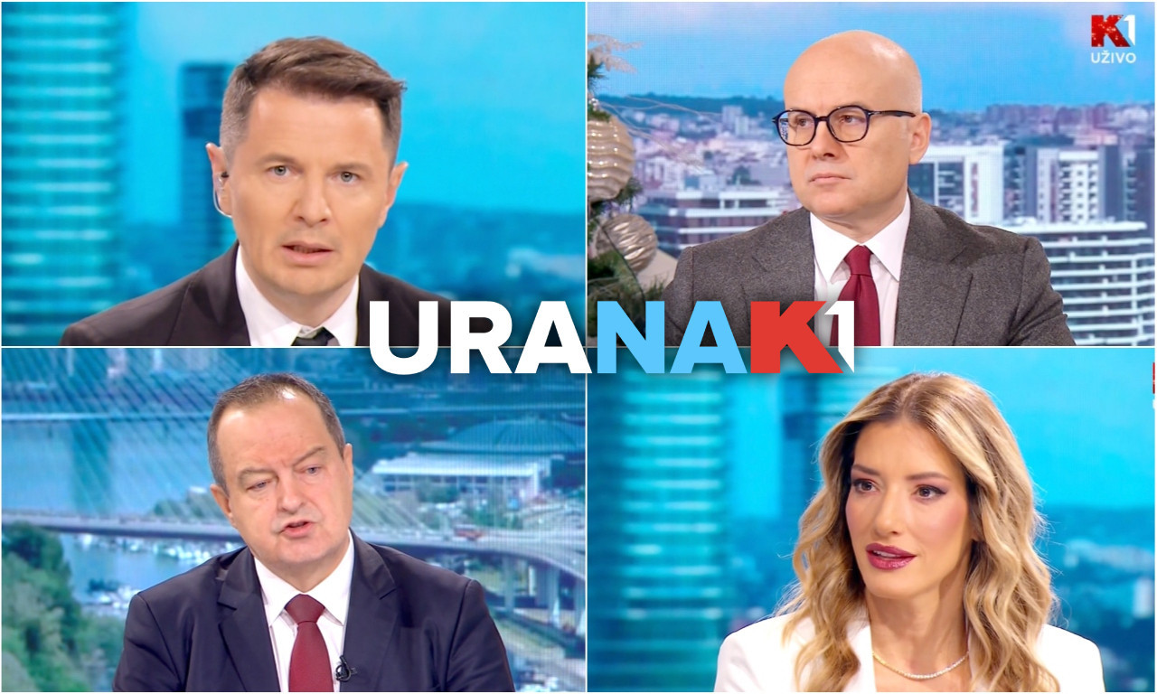 DAČIĆ I VUČEVIĆ ZATRESLI STUDIO K1 TELEVIZIJE RETROSPEKCIJOM 2025. Ovo su najturbulentniji trenuci u Srbiji u godini za nama