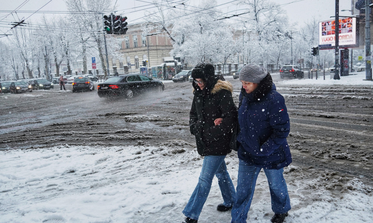 PADA SNEG U SRBIJI, STIŽE OLUJNA ZVER IZ GRČKE! Februar krenuo ledenim vremenom - i Beograd će se zabeleti