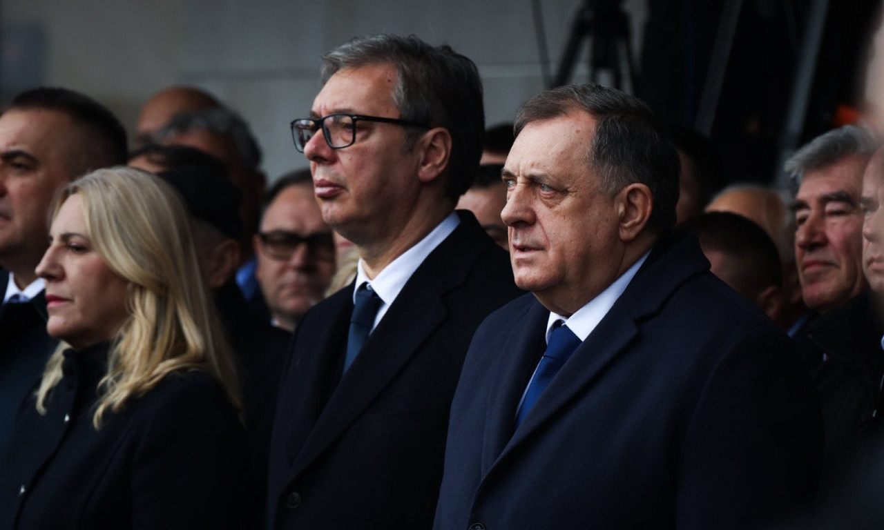 SRBIJA I SRPSKA SU JEDNO Dodik  zahvalio Vučiću na istorijskom danu u Trebinju
