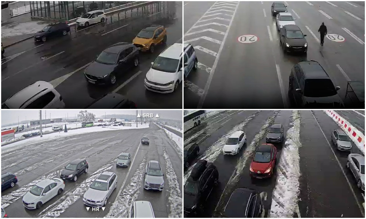 HAOS NA PUTEVIMA I GRANIČNIM PRELAZIMA Povratni talas iz EU i ledena kiša usporavaju Srbiju!