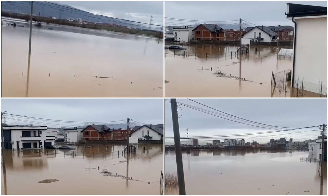 APOKALIPTIČNE SCENE NA KOSOVU I METOHIJI: Poplave potapaju Glogovac i Prištinu, snimci lede krv u žilama (VIDEO)
