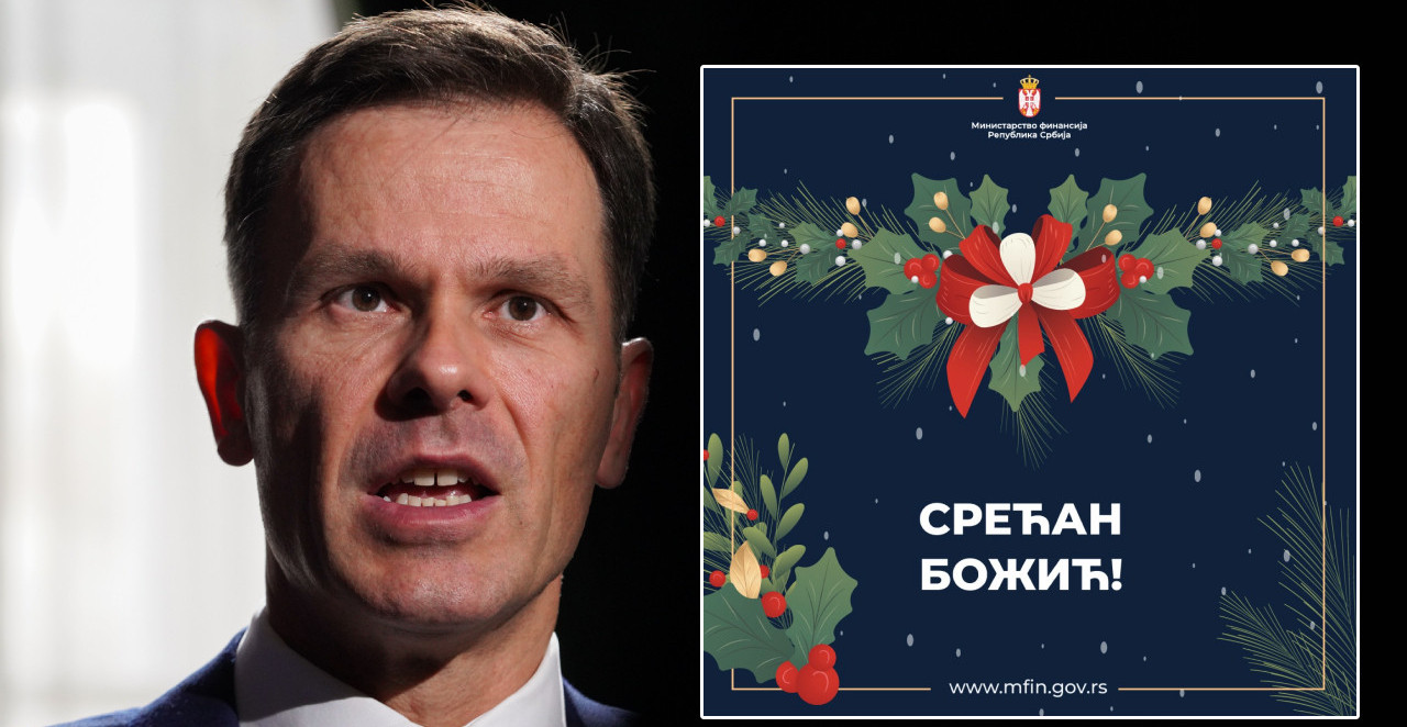 MINISTAR MALI ČESTITAO BOŽIĆ: "Da pružimo ruku jedni drugima, da zajedno, složni idemo napred" (FOTO)