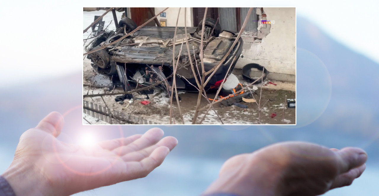 ČUDO NA UKLETOJ KRIVINI KOD IVANJICE Automobil sleteo niz obalu i udario u kuću: "Hvala današnjem prazniku" (VIDEO)