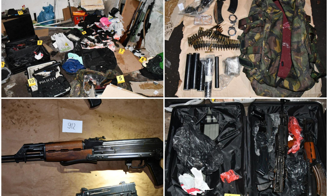 SPREMLJEN ARSENAL ORUŽJA ZA LIKVIDACIJU DRŽAVNIH FUNKCIONERA? Vračarci krili eksploziv i snajpere u garaži na Novom Beogradu