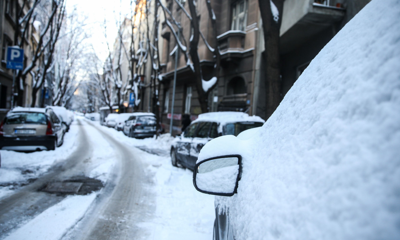 PADA SNEG U BEOGRADU, U OVOM MESTU -14! Srbija danas zaleđena, a evo kakvo vreme nam tek sledi