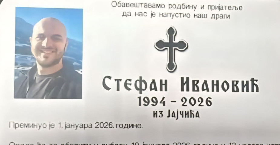 OVO JE ČITULJA STEFANA IVANOVIĆA Poznat tačan datum i vreme sahrane srpskog heroja: „Napustio nas je naš dragi“