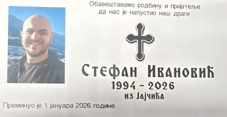OVO JE ČITULJA STEFANA IVANOVIĆA Poznat tačan datum i vreme sahrane srpskog heroja: „Napustio nas je naš dragi“