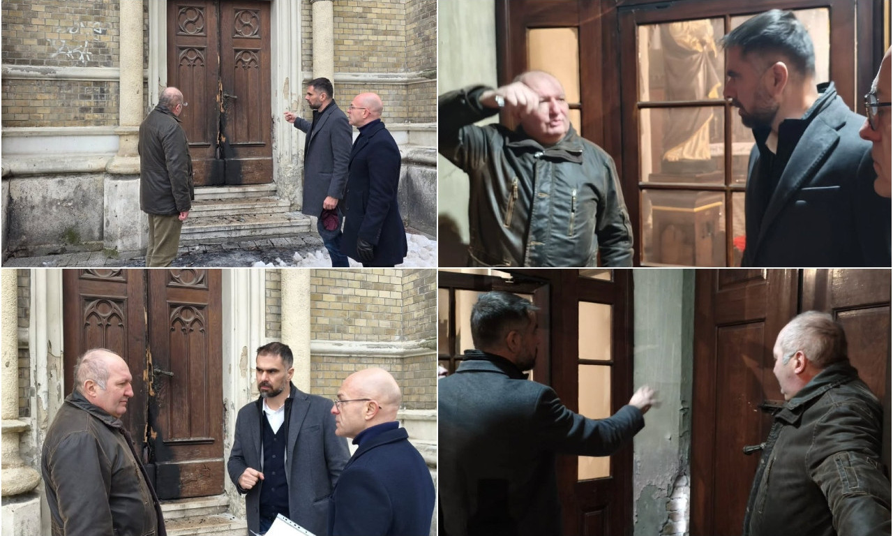 OBNOVA CRKVE IMENA MARIJINOG Novi Sad finansira sanaciju štete od požara, Gradonačelnik Mićin obišao svetinju (FOTO)