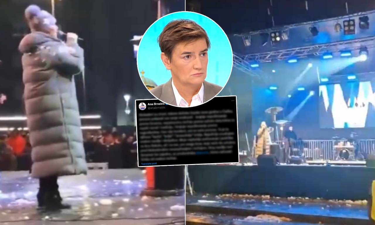 BRNABIĆ OSUDILA NAPAD NA ANU BEKUTU U ČAČKU: "Blokadersko nevaspitanje!" Gađali je ledenicama usred koncerta (VIDEO)