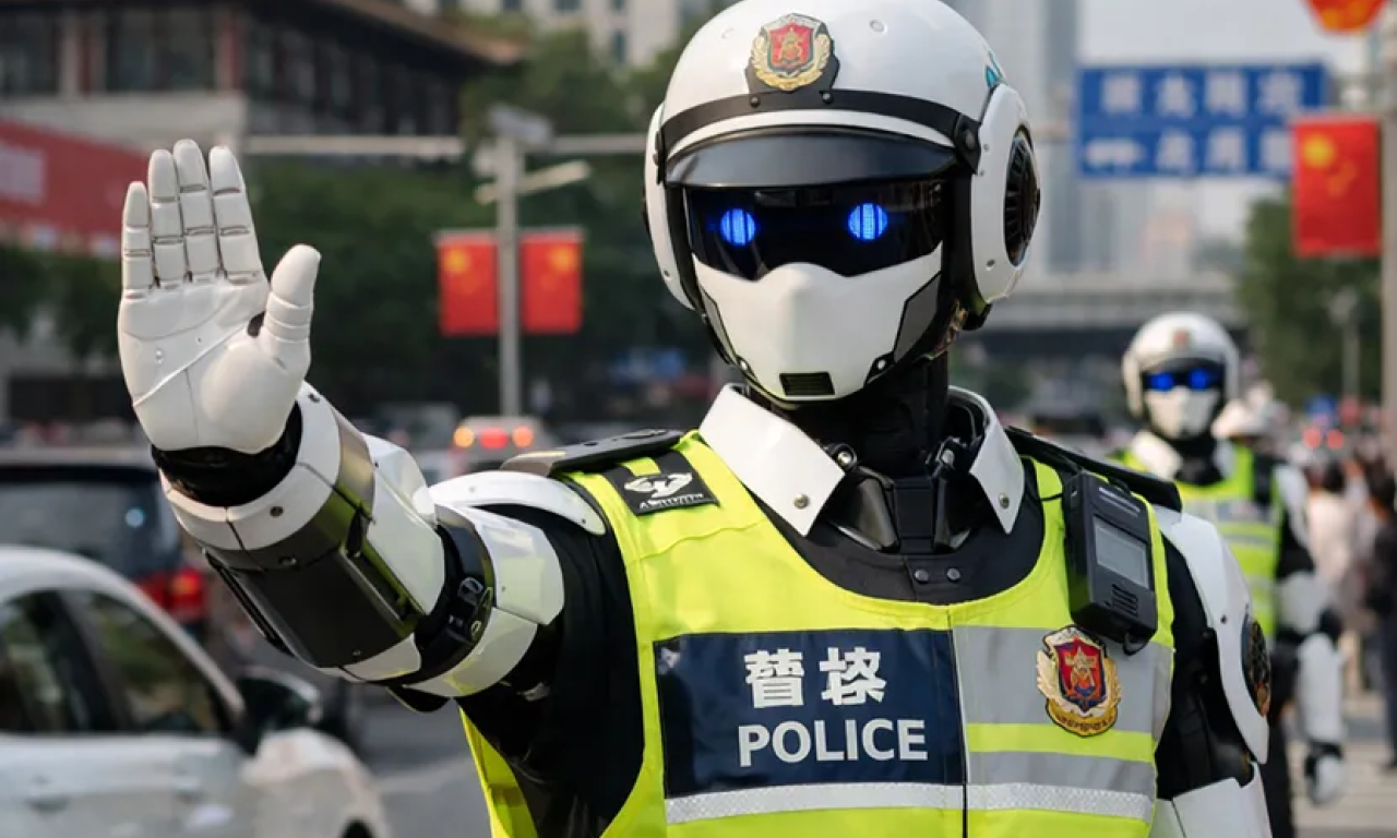 ONI NE PRAŠTAJU KAZNE...NEMA "BRATE, SHVATI..." Roboti sa veštačkom inteligencijom već rade kao saobraćajci u Kini