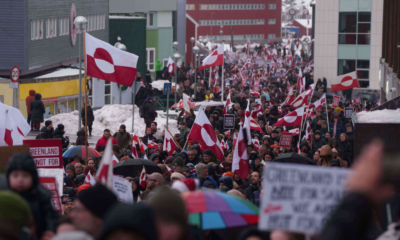 EVROPA KLJUČA ZBOG PLANOVA TRAMPA Veliki protesti u Nuku i Kopenhagenu, "Grenland nije na prodaju" (FOTO + VIDEO)