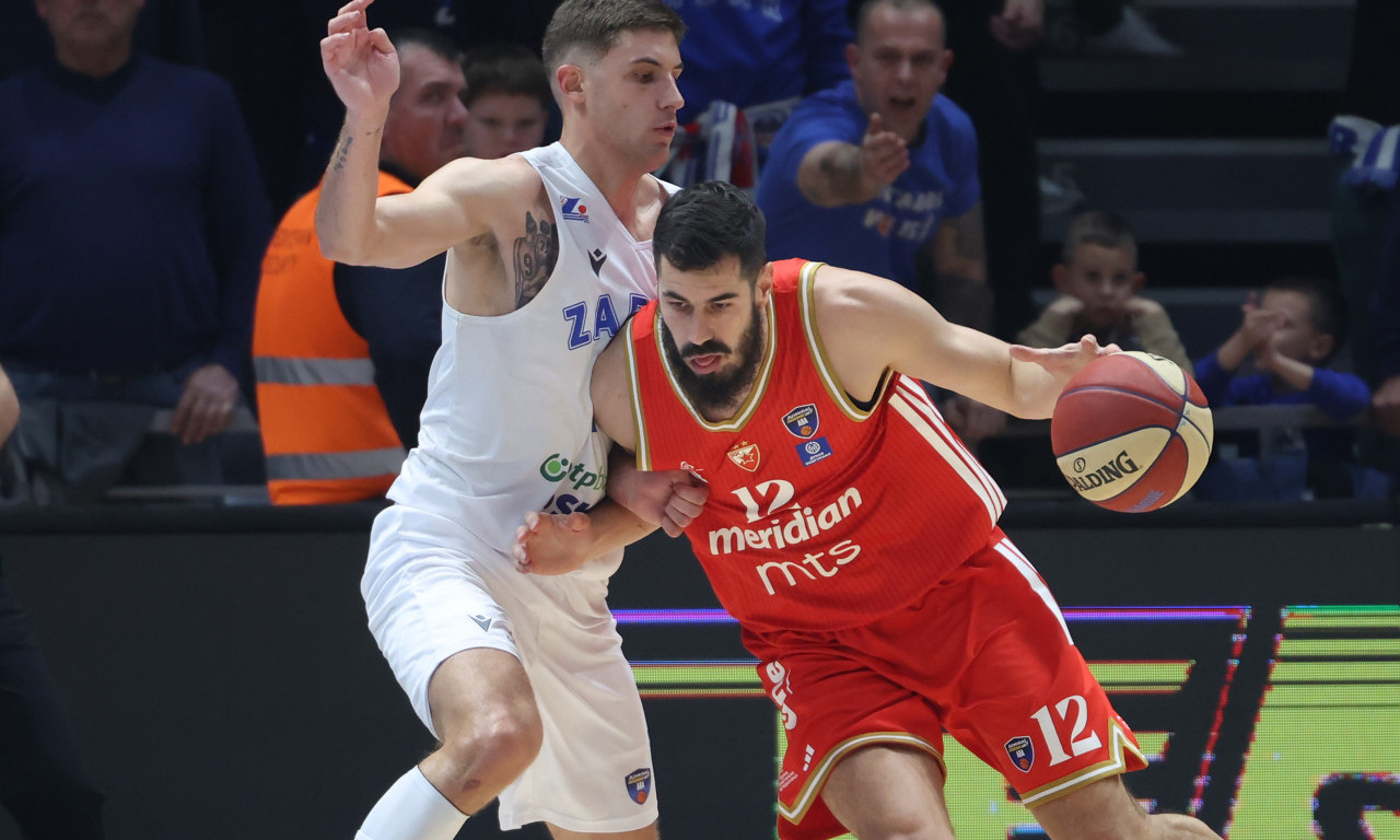 ZVEZDA BOLJA OD ZADRA Crveno-beli se "prošetali" kroz 15. kolo ABA lige, ponovo zaigrao Bolomboj (FOTO + VIDEO)