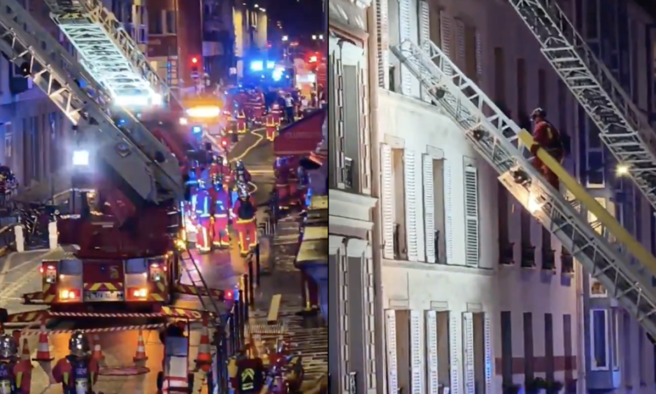 URUŠIO SE SPRAT ZGRADE U PARIZU! Desetine povređeno, vatrogasci izvlačili ljude pod ruševinama (VIDEO)