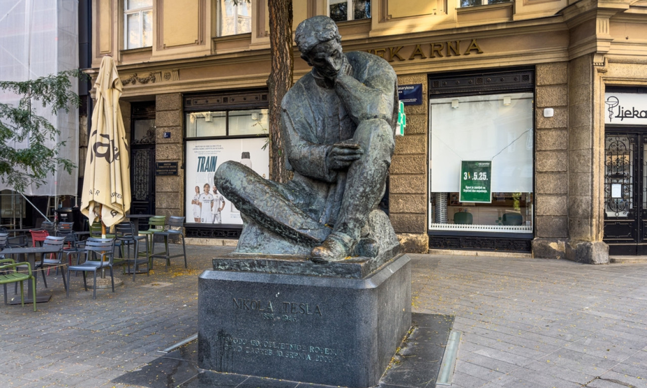 HRVATI UKLANJAJU SPOMENIK NIKOLI TESLI IZ CENTRA ZAGREBA! Ovo otvara važno pitanje