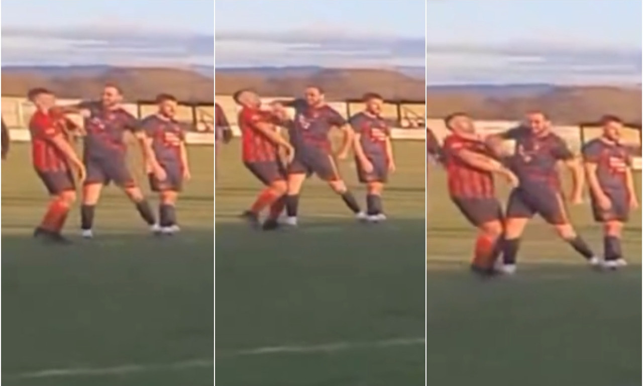 SNIMAK KOJI JE ZGROZIO SVET! Fudbaler nokautirao protivnika, pa uhapšen i izbačen iz kluba (FOTO+VIDEO)