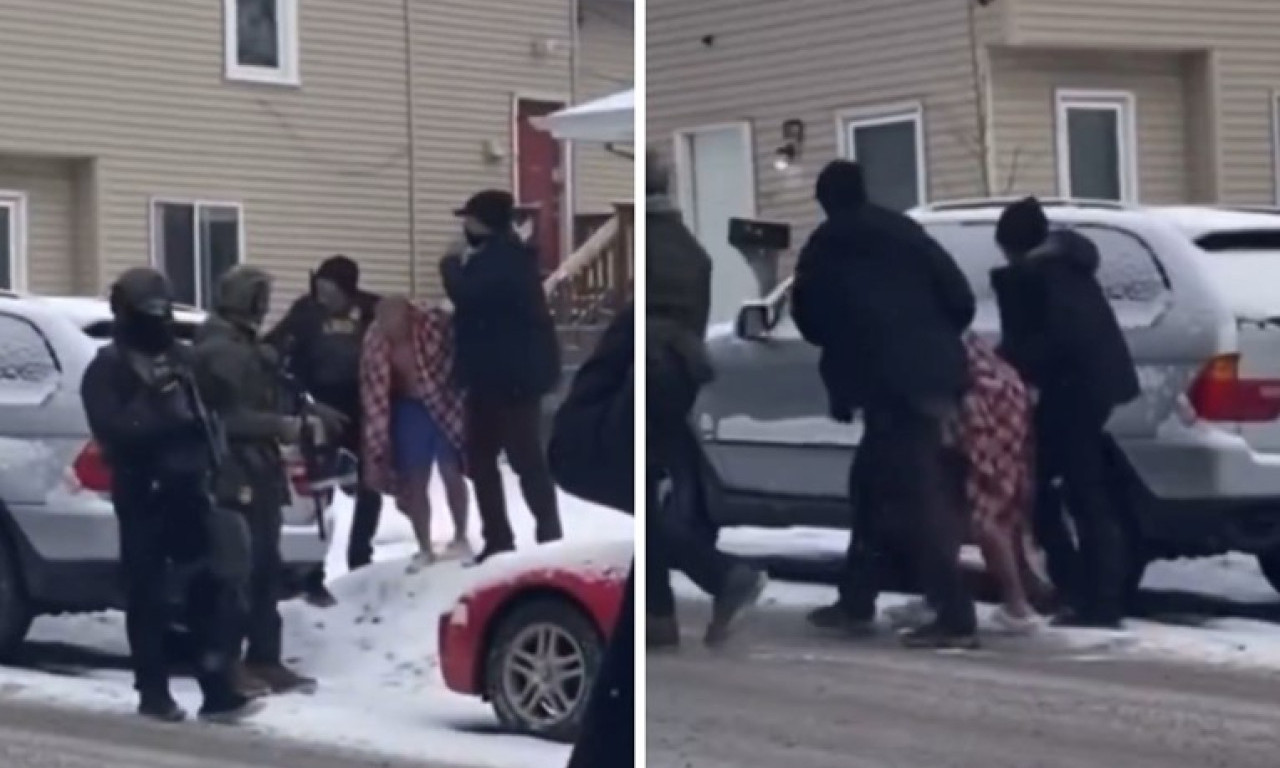 VEZAN LISICAMA I IZBAČEN NA SNEG U PAPUČAMA Pogledajte ovu noćnu moru iz SAD (VIDEO)