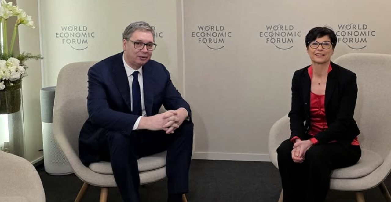 VUČIĆ OTKRIO ŠTA JE BILO NA SASTANKU SA MARTOM KOS U DAVOSU Ovo je odnos Srbije i EU