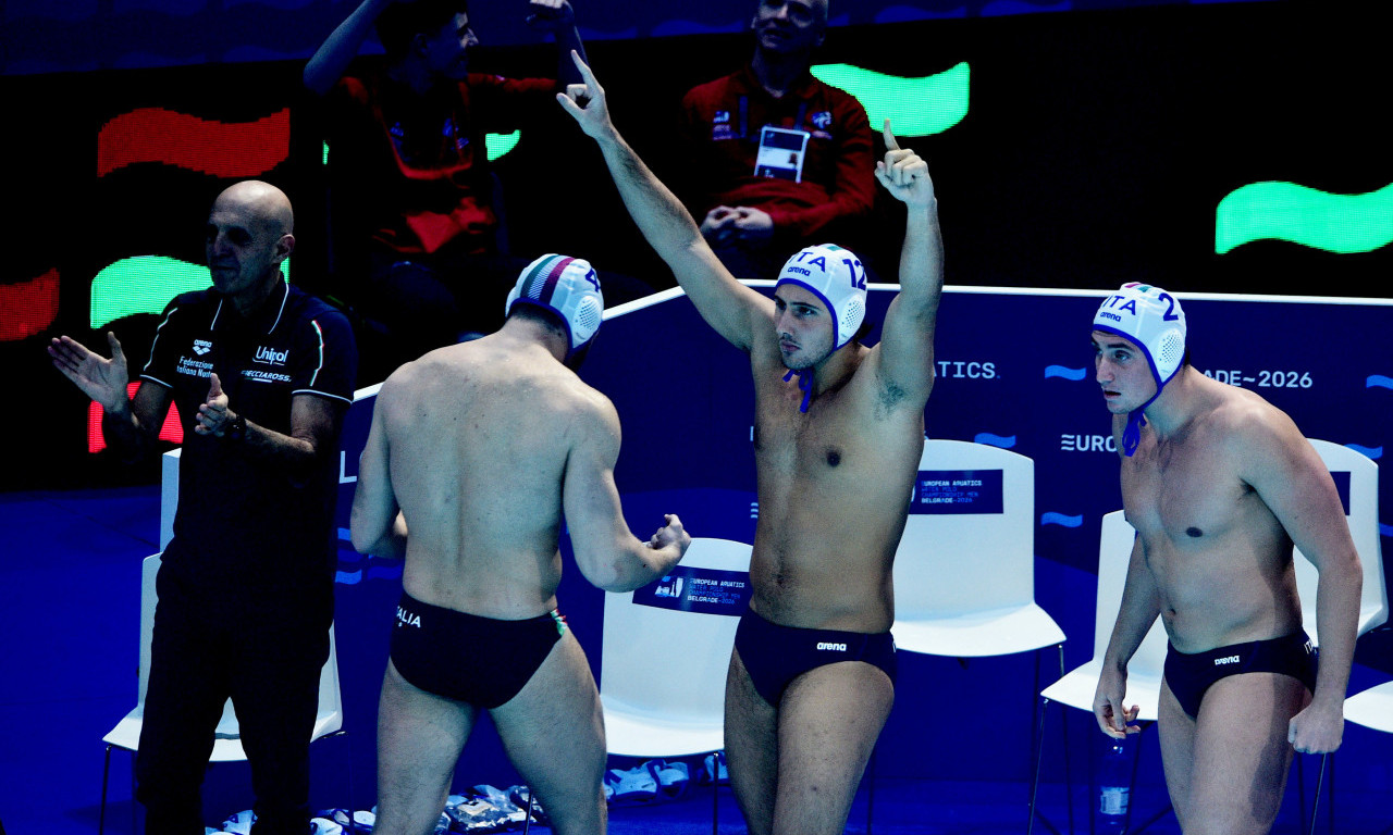 SRBIJA PROTIV ITALIJE U POLUFINALU EP U VATERPOLU Raspoloženi Azuri zadali bolan udarac Hrvatskoj