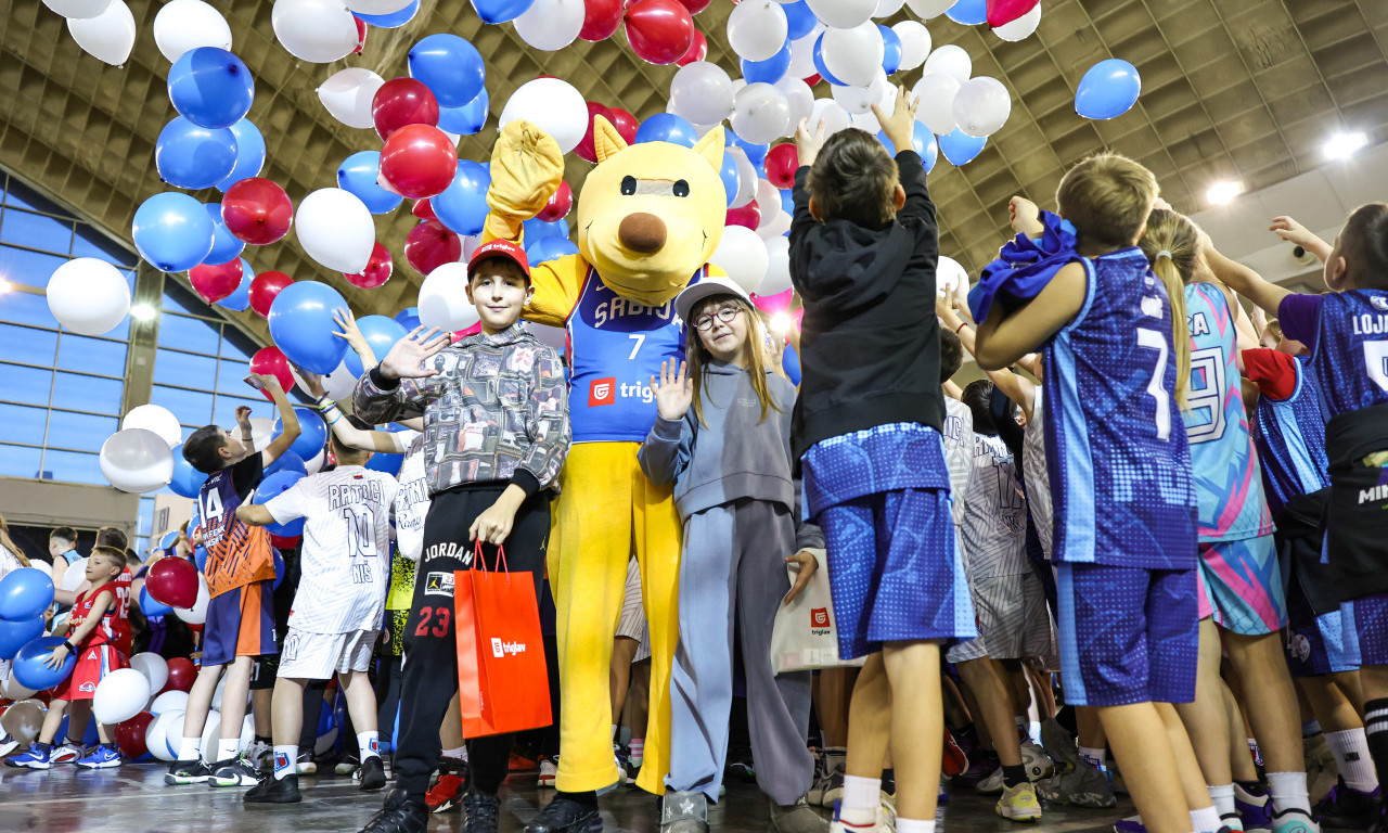 TRIGLAV OSIGURANJE ZA DEČJE OSMEHE NA 24. MINI BASKET FESTIVALU "RAJKO ŽIŽIĆ"
