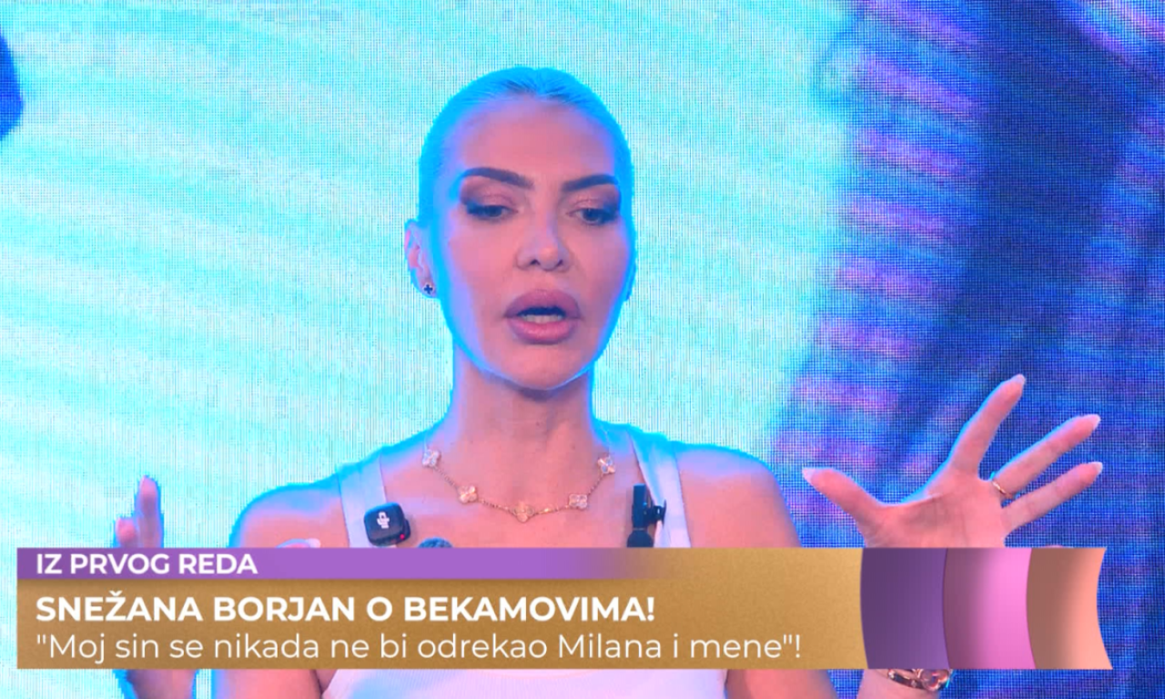 "MENI TO NIKADA NE MOŽE DA SE DESI" Snežana Borjan o haosu u porodici Bekam, pomenula svog sina (VIDEO)