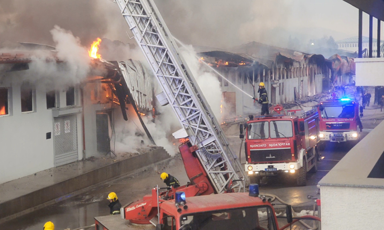 POŽAR U NOVOM PAZARU SE I DALJE GASI! Evo kada će se znati uzrok katastrofe (FOTO)
