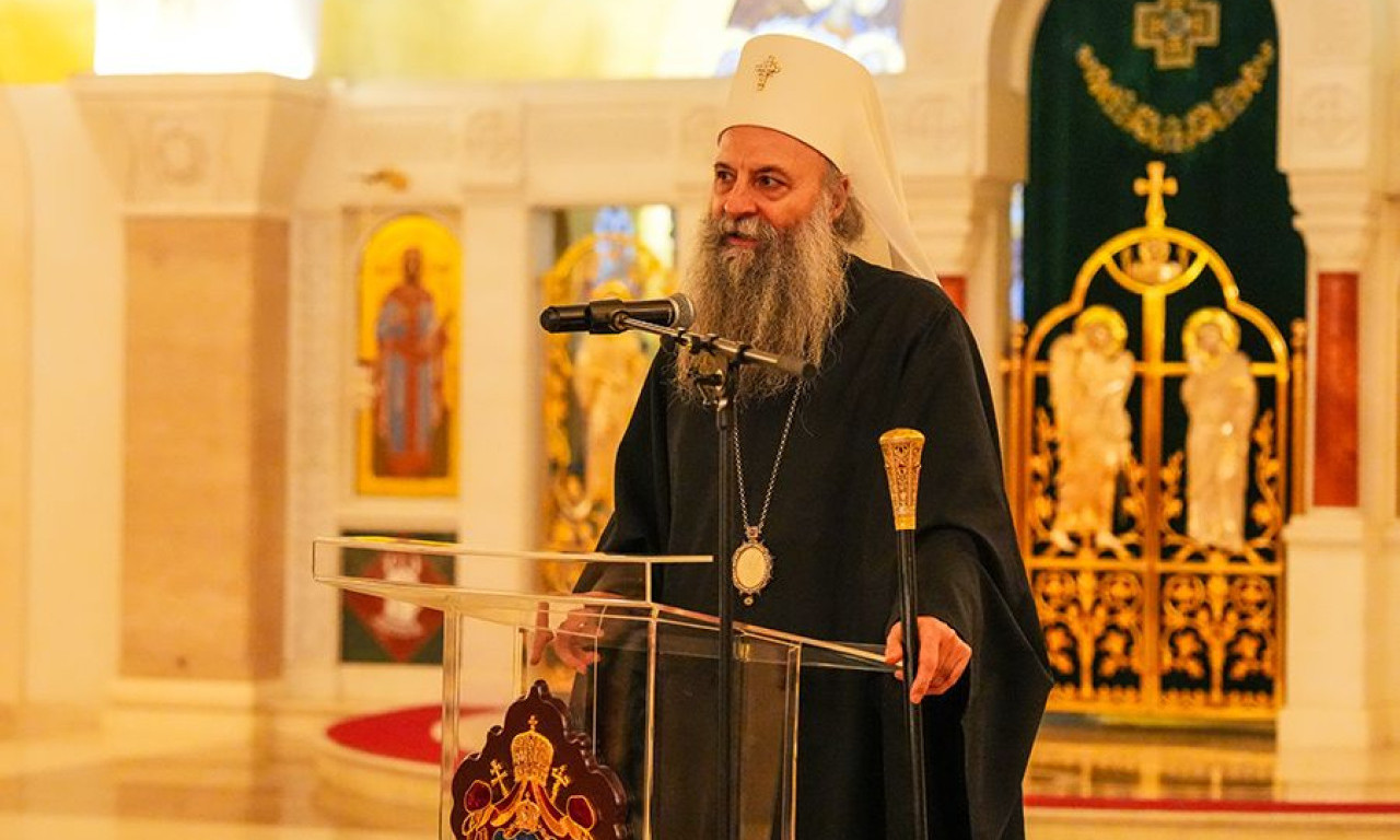 PORFIRIJE NA SAVINDAN PREDVODIO LITURGIJU: "Sveti Sava je pokazao da je mir osnova svakog napretka i prosperiteta"