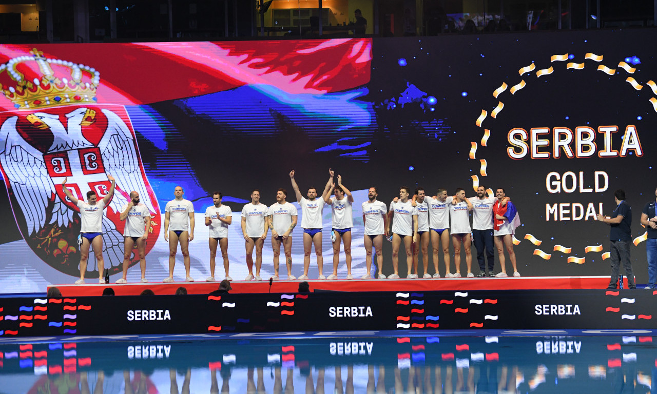 SRPSKA TROBOJKA NA KROVU EVROPE! Vaterpolisti Srbije su evropski prvaci!