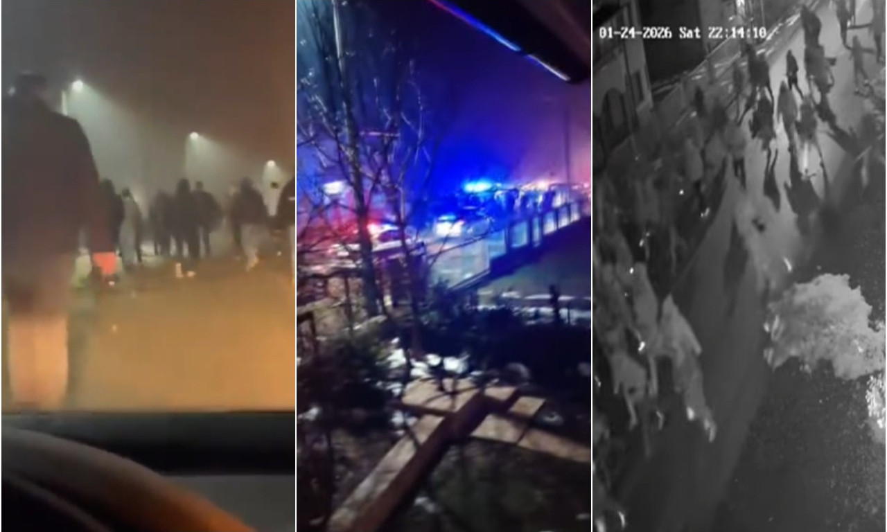 UHAPŠENI HULIGANI KOJI SU OSTAVILI SKANDALOZAN TRANSPARENT NA OGRADI BOLNICE U KOJOJ SU SRBI POSLE NAPADA TORCIDE!