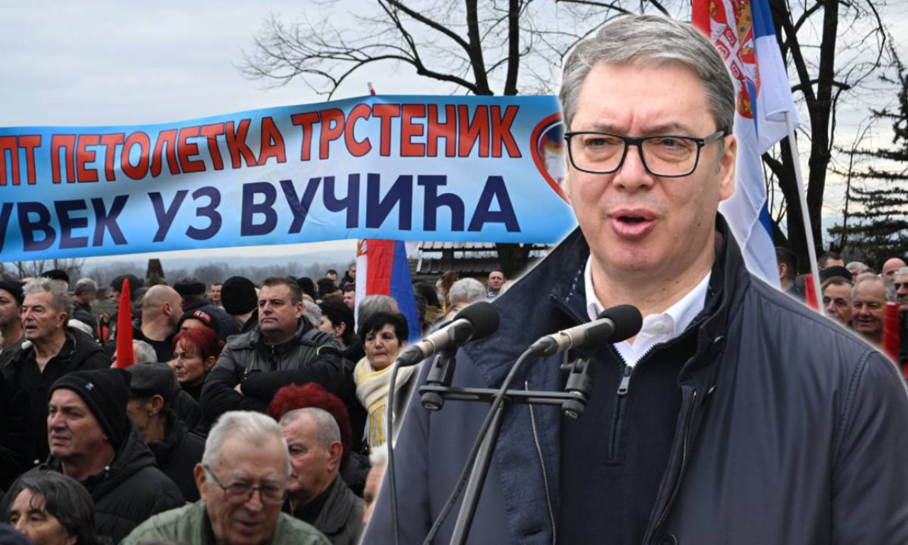 VUČIĆ OTVORIO ŠKOLU U VELIKOJ DRENOVI Narod ga dočekao uz aplauz: Uradićemo i vodovod, put, Dom kulture... (FOTO+VIDEO)