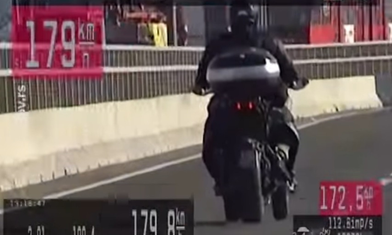 PRESRETAČI "UPECALI" TROJE VOZAČA KOJI SU JURCALI PREKO MOSTA NA ADI Jedan vozio skoro 180 km/h! (VIDEO)