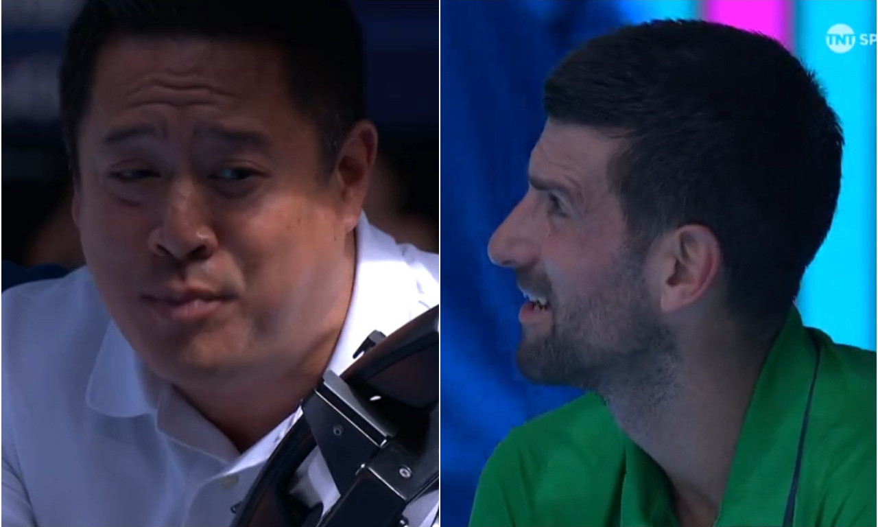 ISPLIVAO SNIMAK ŽESTOKE SVAĐE ĐOKOVIĆA SA SUDIJOM Pogledajte bes Srbina (VIDEO)