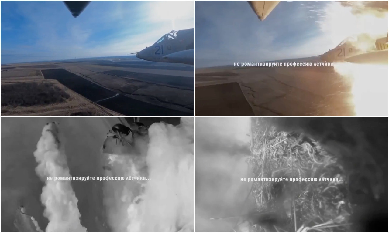 POGINUO ISKUSNI PILOT! Ruska raketa pogodila ukrajinski SU-25, kamere zabeležile jeziv trenutak (VIDEO)