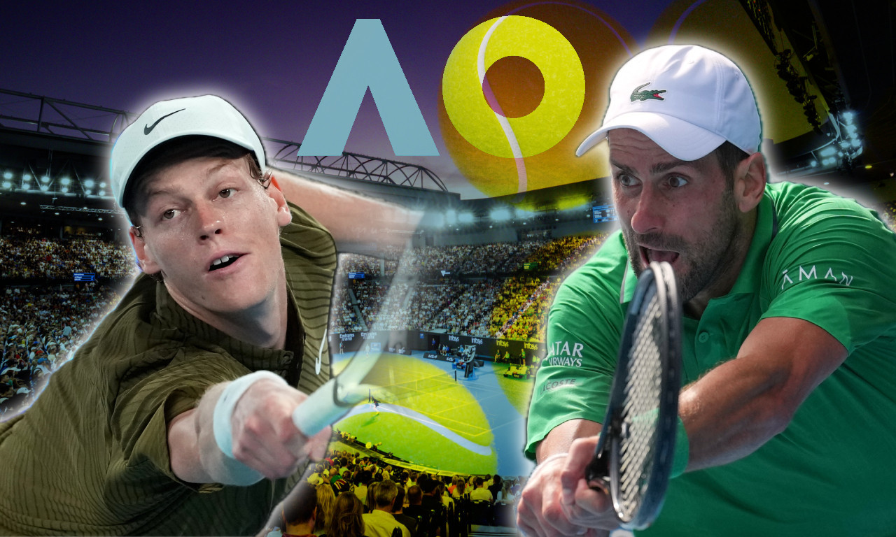 (UŽIVO) ĐOKOVIĆ I SINER KONAČNO NA TERENU! Počela bitka za finale Australijan opena!