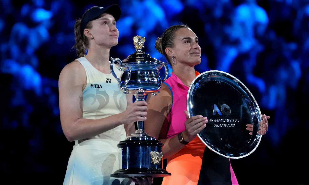 IZNENAĐENJE NA AUSTRALIJAN OPENU! Sabalenka posrnula - pehar otišao u ruke Elene Ribakine