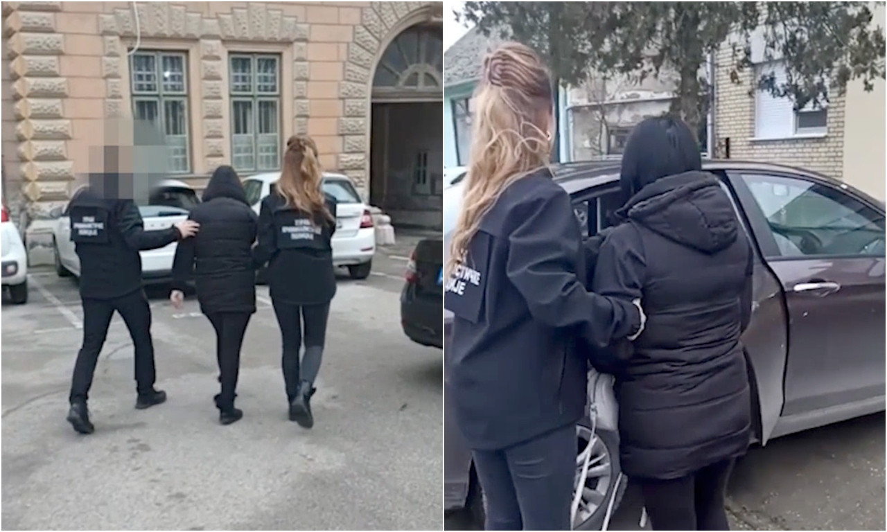 BANKARKA POKRALA SA RAČUNA KLIJENATA PREKO 10 MILIONA! Pogledajte akciju policije u Novom Sadu  (VIDEO)