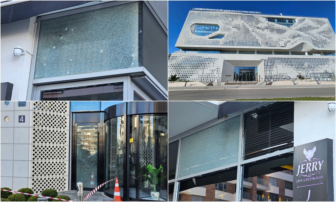 IZLOZI POPUCALI, SRČA SVUDA! K1INFO NA NOVOM BEOGRADU Bomba bačena na restoran, oštećen i Kineski kulturni centar (FOTO)